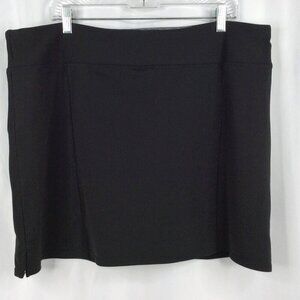 Adidas Golf ClimaCool Skirt Skort Womens Size XL Black Stretch Pockets